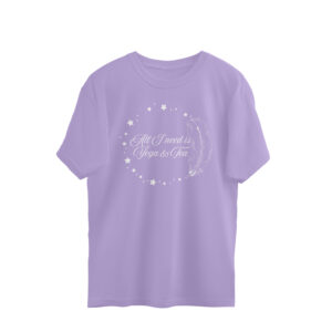 All I need is yoga and tea |Unisex Oversized T-Shirt | Pranavee
