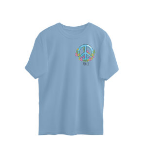 Peace Minimalist |Unisex Oversized T-Shirt | Pranavee